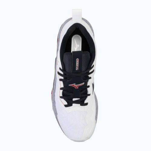 Pánské boty na házenou  Mizuno Wave Stealth Neo 2 white/salsa/black