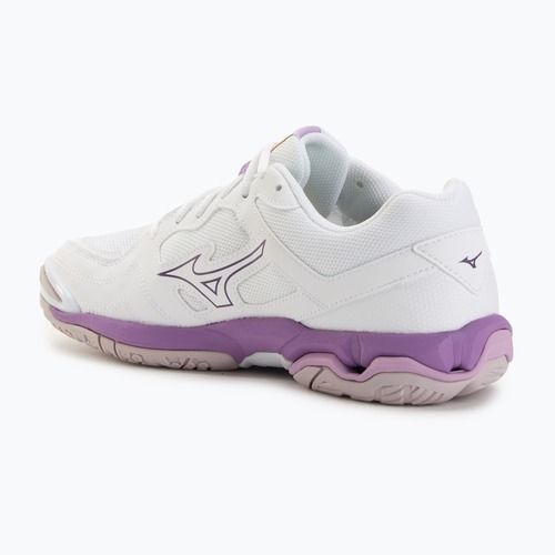 Dámské házenkářské boty Mizuno Wave Phantom 3 white/patrician purple/quince
