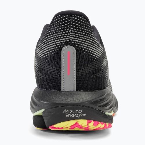 Pánské běžecké boty Mizuno Wave Rider 28 black/silver/sunny lime