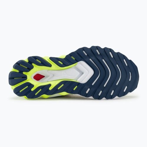 Dámské běžecké boty Mizuno Wave Skyrise 5 pristine/vibrant orange/mizuno neo lime