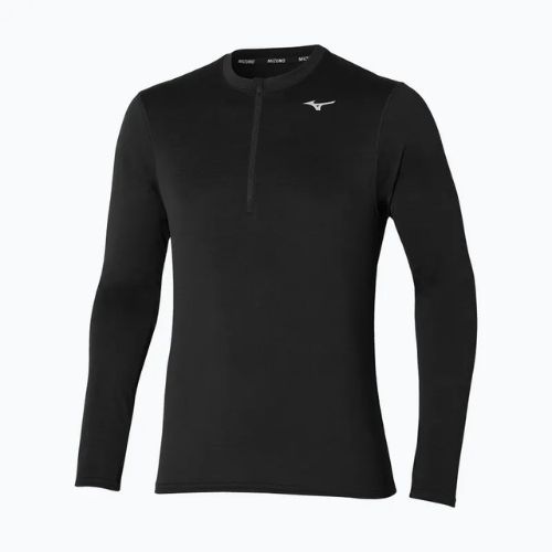 Pánské běžecké tričko longsleeve Mizuno Impulse Core Half Zip black