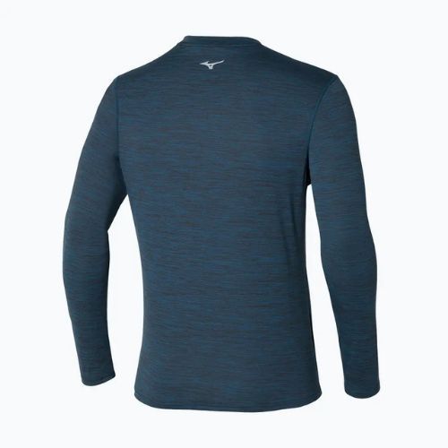 Pánské běžecké tričko longsleeve  Mizuno Impulse Core Half Zip blue wing teal