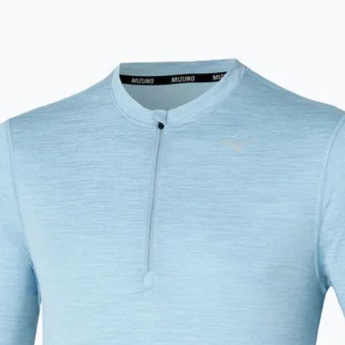 Pánské běžecké tričko longsleeve  Mizuno Impulse Core Half Zip glacier lake