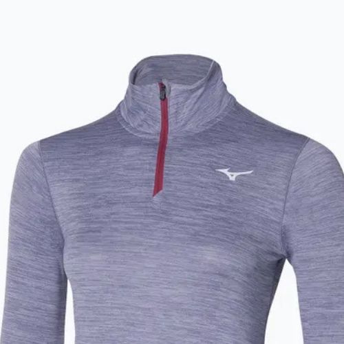 Dámské běžecké tričko longsleeve Mizuno Impulse Core Half Zip cadet