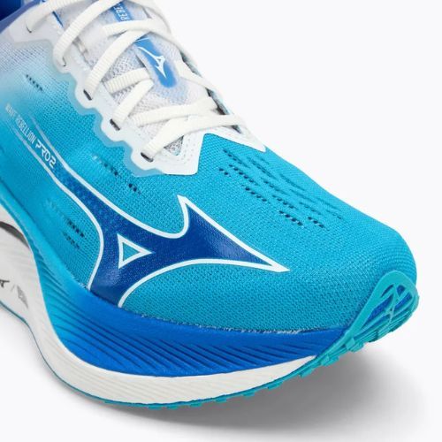 Pánské běžecké boty Mizuno Wave Rebellion Pro 2 river blue/mugen blue/white