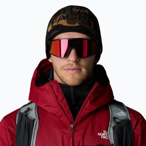 Pánská zimní čepice The North Face Reversible Highline black camo print