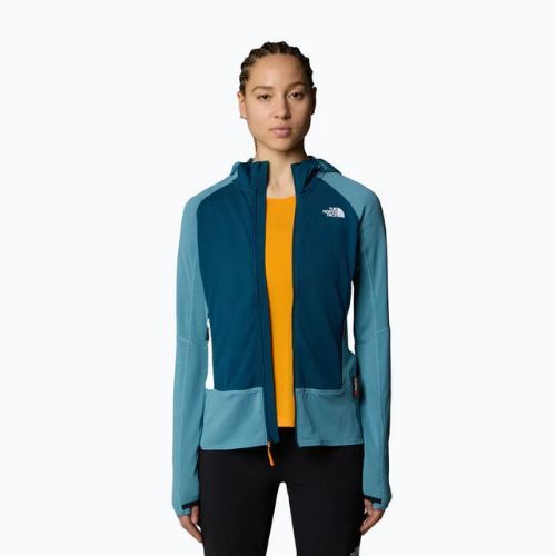 Dámská mikina The North Face Bolt Polartec Hoodie algae blue/midnight petrol