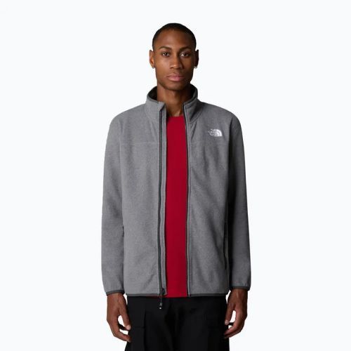 Pánská mikina  The North Face 100 Glacier Full Zip medium grey heather