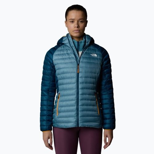 Dámská péřová bunda The North Face Bettaforca Lt Down Hoodie algae blue/midnight petrol