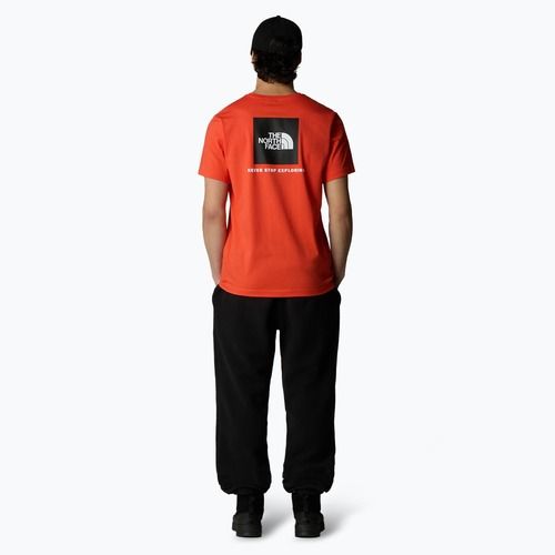 Pánské tričko The North Face Box Nse crimson orange/black