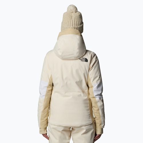 Dámská lyžařská bunda The North Face Lenado white dune/gravel/khaki