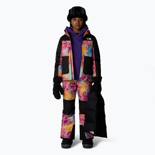 Dětské lyžařské kalhoty The North Face Freedom Insulated radiant poppy blowing wind print