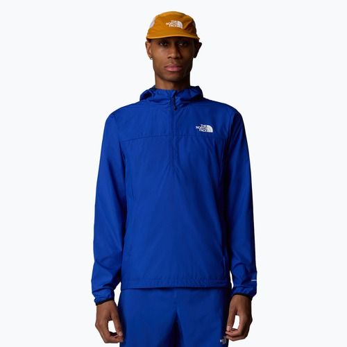 Pánská běžecká bunda The North Face Higher Run Wind 1/4 Zip tnf blue