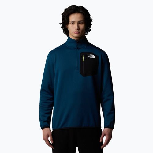 Pánská mikina  The North Face Crest 1/4 Zip midnight petrol/ black