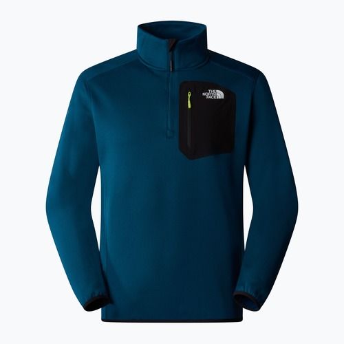 Pánská mikina  The North Face Crest 1/4 Zip midnight petrol/ black