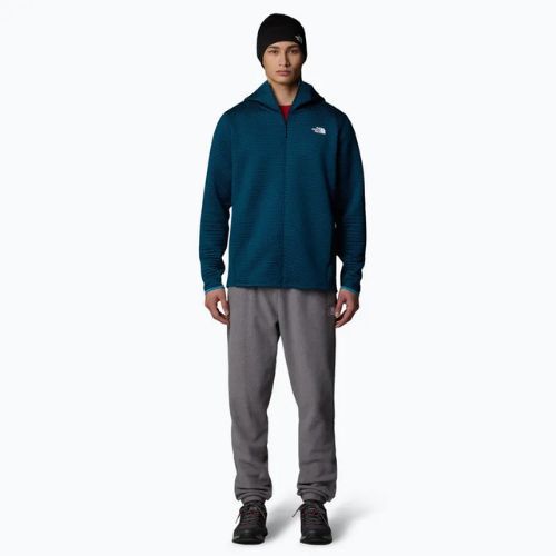 Pánská trekingová mikina The North Face Vertical Thermal FZ Hoodie midnight petrol