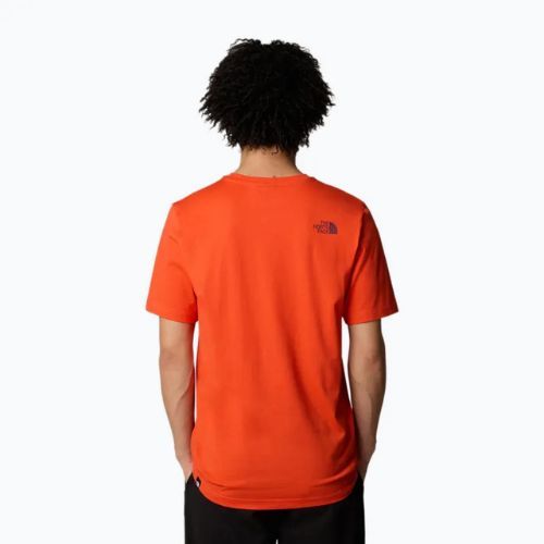 Pánské tričko The North Face Easy crimson orange/alpine plum