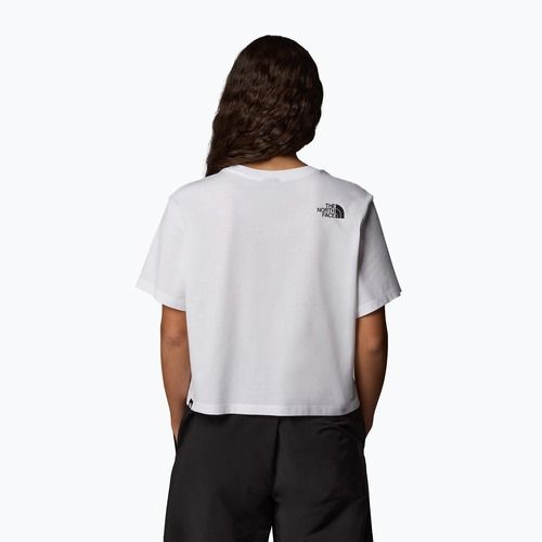 Dámské tričko The North Face Easy Relaxed Cropped white