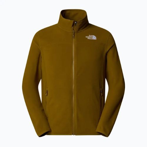 Pánská mikina The North Face 100 Glacier Full Zip moss green