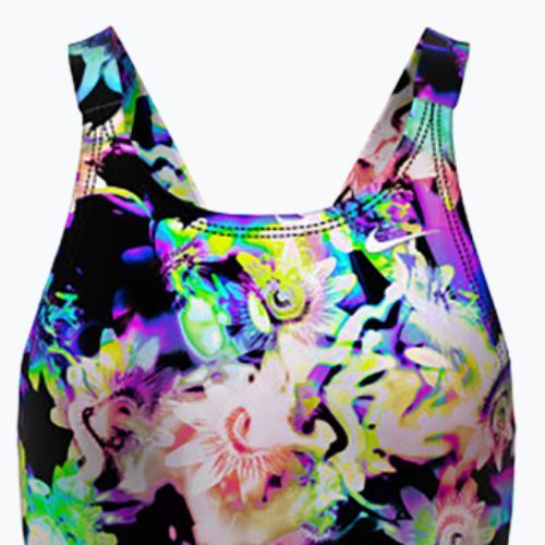 Dětské jednodílné plavky Nike Hydrastrong Multi Print Fastback rainbow