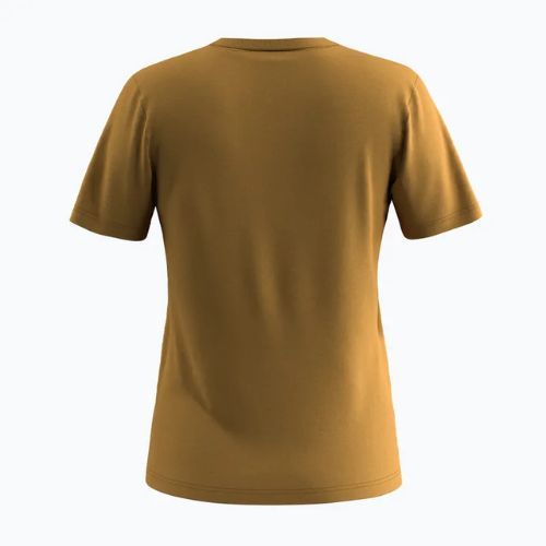 Dámské tričko Salewa Solid Dry golden brown new logo