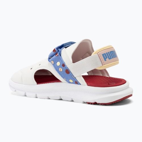 Dětské sandály PUMA Evolve Summer Camp AC PS warm white/blue skies/chamomile