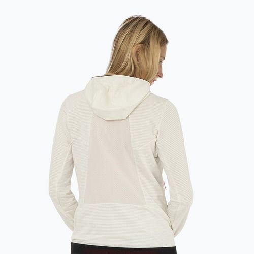 Dámská trekingová mikina Salewa Pedroc PL Hooded white