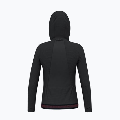 Dámská trekingová mikina Salewa Pedroc PL Hooded black out