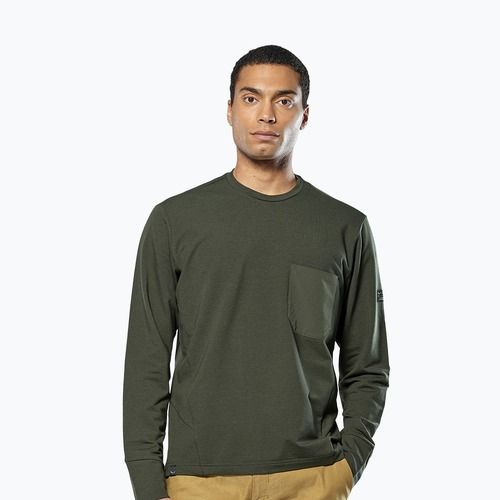 Pánská mikina Salewa Fanes Dry Pullover tmavě olivová