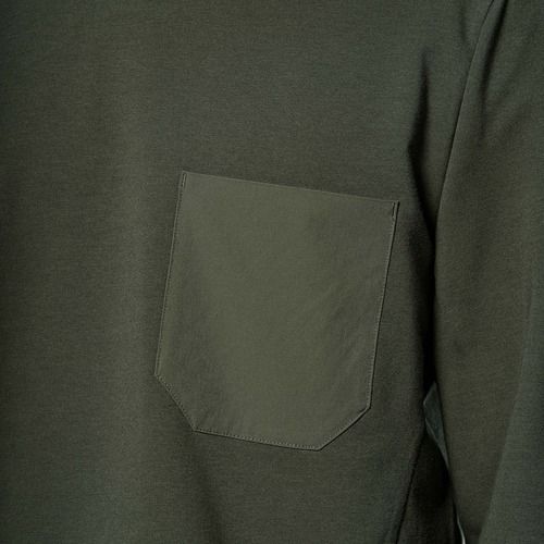 Pánská mikina Salewa Fanes Dry Pullover tmavě olivová