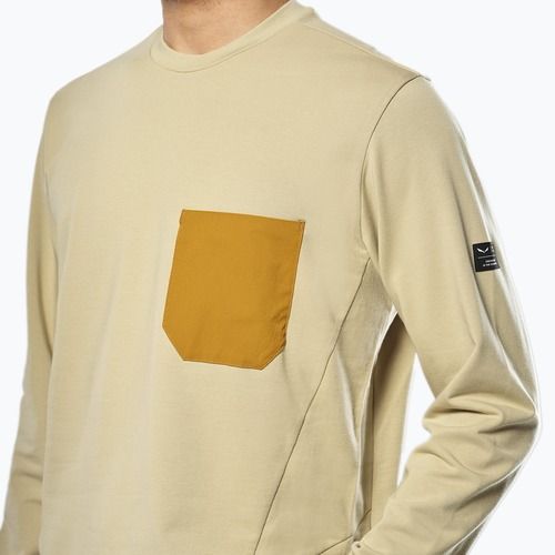 Pánská mikina Salewa Fanes Dry Pullover quicksand