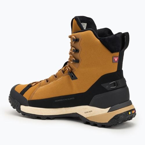 Pánské trekové boty Salewa Puez Winter Mid Ptx golden brown / black
