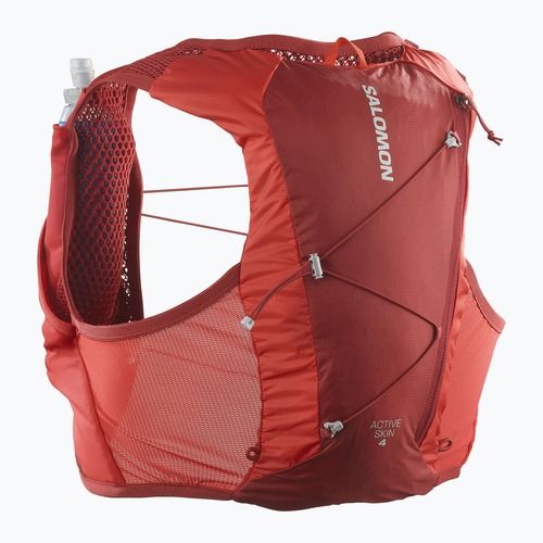Běžecká vesta Salomon Active Skin 4 set red dahlia/high risk