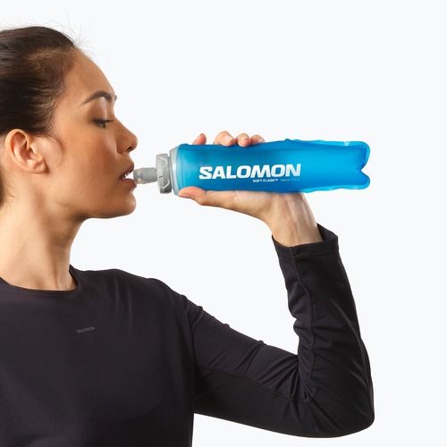 Láhev Salomon Soft Flask 500 ml/17 oz Ultra clear blue