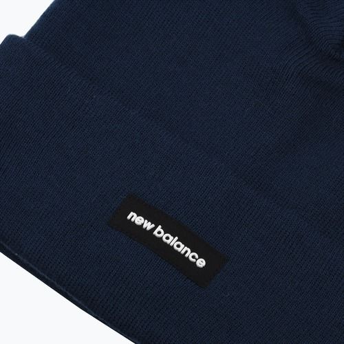 Zimní čepice New Balance Linear Cuffed navy