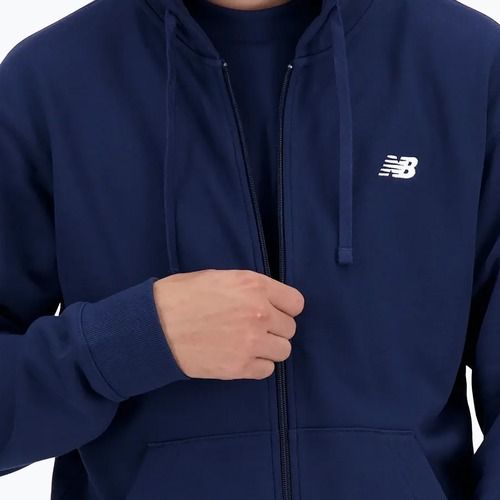 Pánská mikina New Balance Stacked Logo French navy