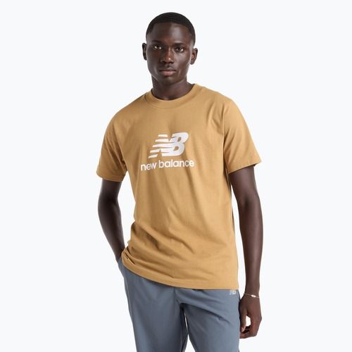 Pánské tričko New Balance Stacked Logo great plains