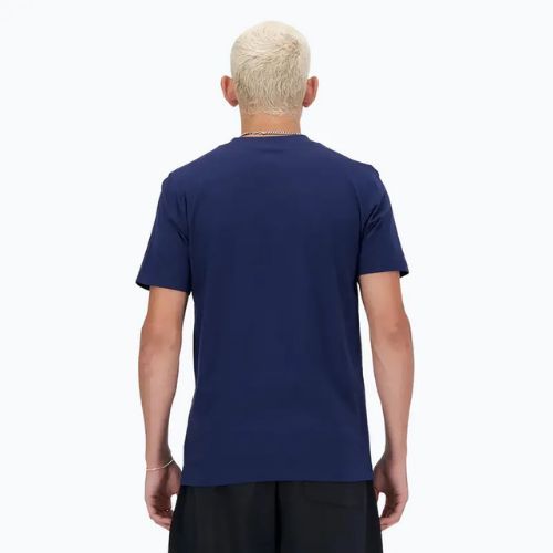 Pánské tričko New Balance Stacked Logo navy