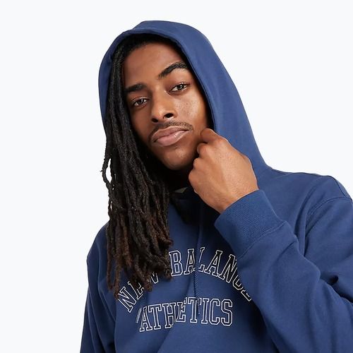 Pánská mikina New Balance Graphic Hoodie navy