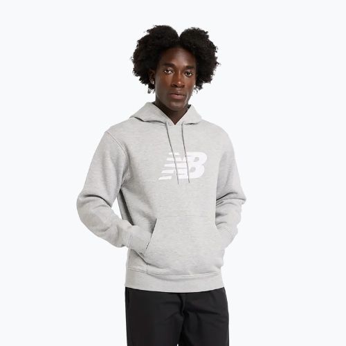 Pánská mikina New Balance Core Brushed Hoodie athletic grey