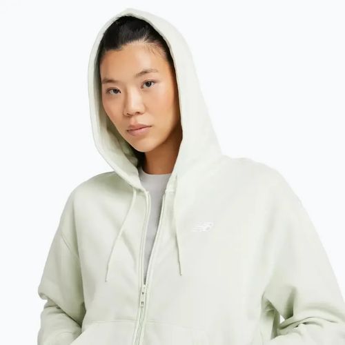 Dámská mikina New Balance French Terry Full Zip natural mint