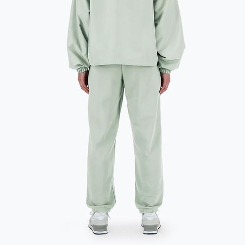 Dámské kalhoty New Balance French Terry Jogger natural mint