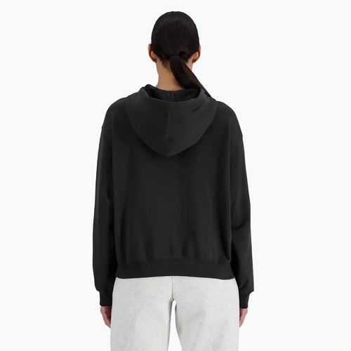 Dámská mikina New Balance French Terry Stacked Logo Hoodie black