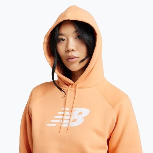 Dámská mikina New Balance Fleece Hoodie brown