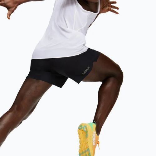 Pánské běžecké šortky HOKA Glide With Brief 5" black