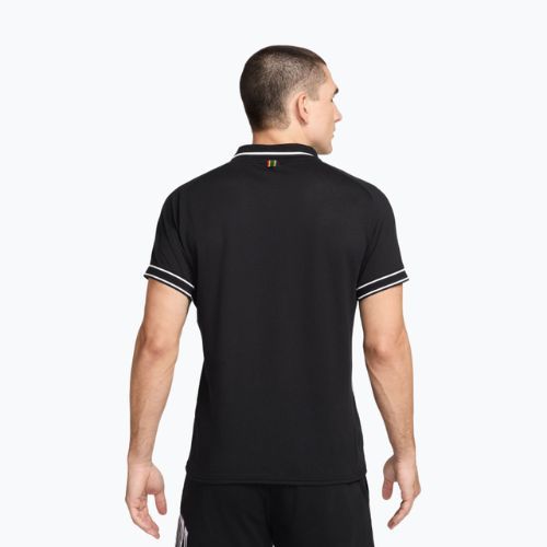 Pánské tenisové tričko Nike Court Heritage Polo black/white