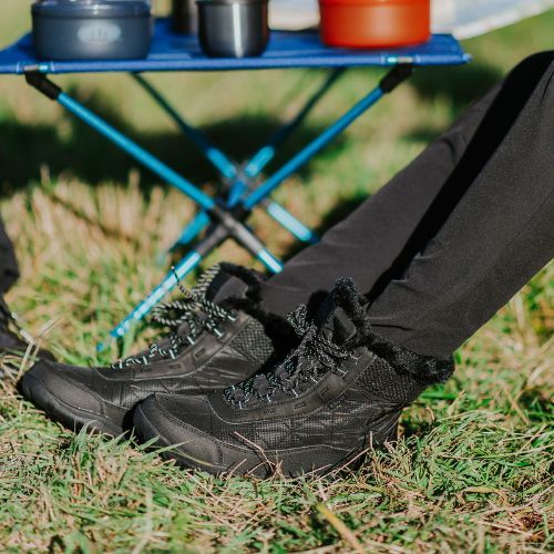 Dámské sněhule KADVA Rava Mid WaterProof 3M Thinsulate černé