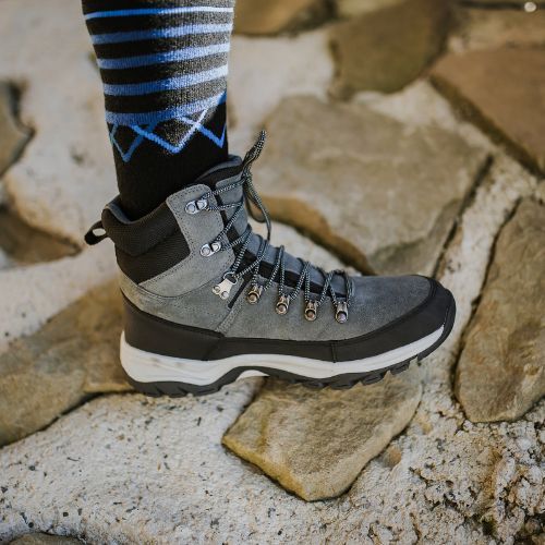 Pánské trekingové boty KADVA Adven Mid WaterProof šedé