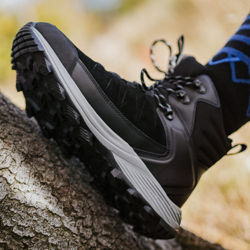 Pánské trekingové boty KADVA Ascent Mid WaterProof černé
