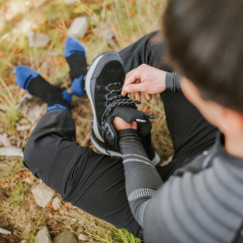 Pánské trekingové boty KADVA Ascent Mid WaterProof černé